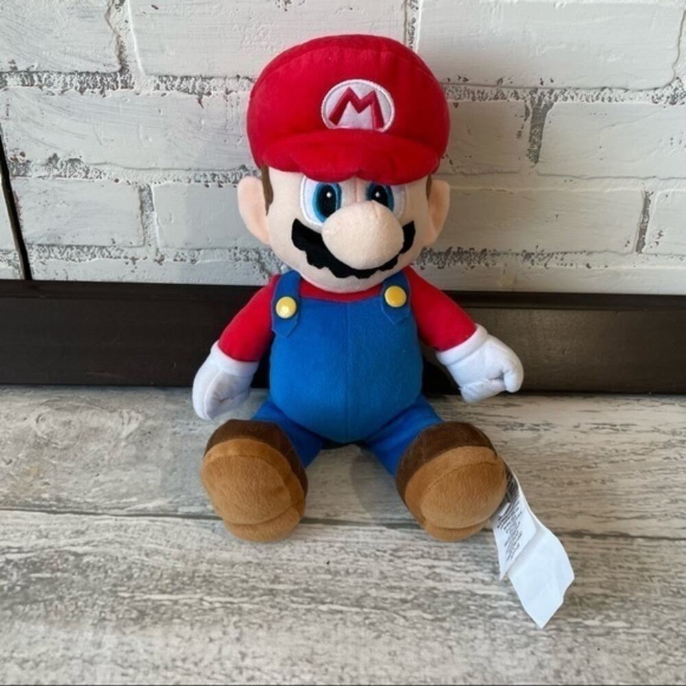 Super Mario 16” Plush Doll Secret Compartment Nintendo Stuffed Toy